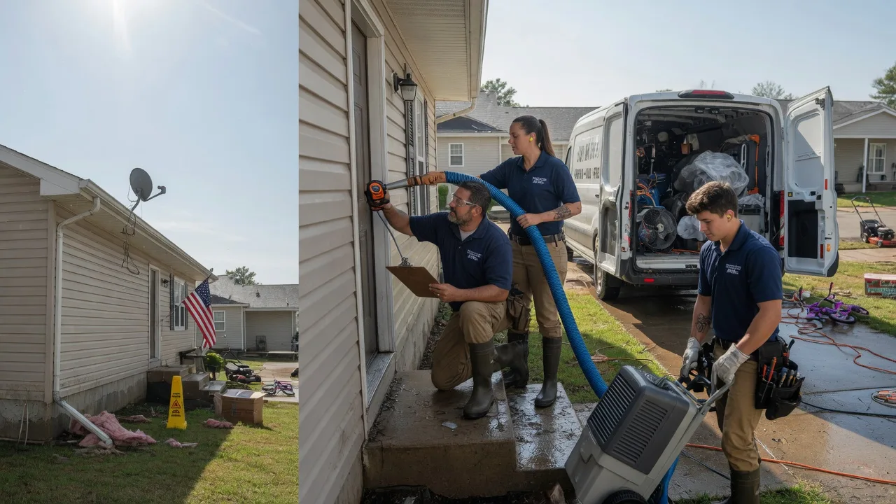 Ceiling Water Damage Restoration in Rockford, IA near me
